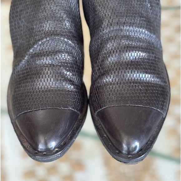 A.S.98 New Black Leather Slip On Loafers - Picture 4 of 6